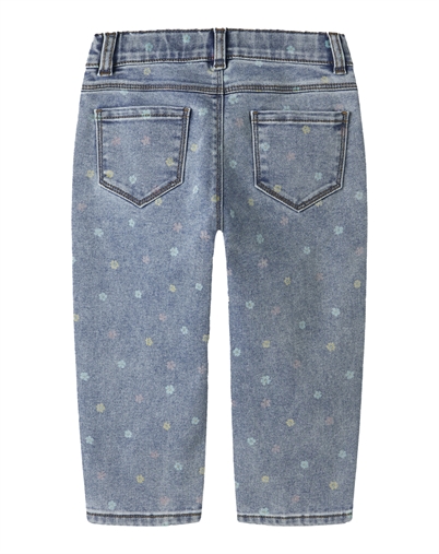 Name It - NMFBella Jeans - Medium Blue Denim/ Flower